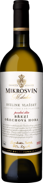 Ryzlink vlašský - Ořechová Hora Mikrosvín 