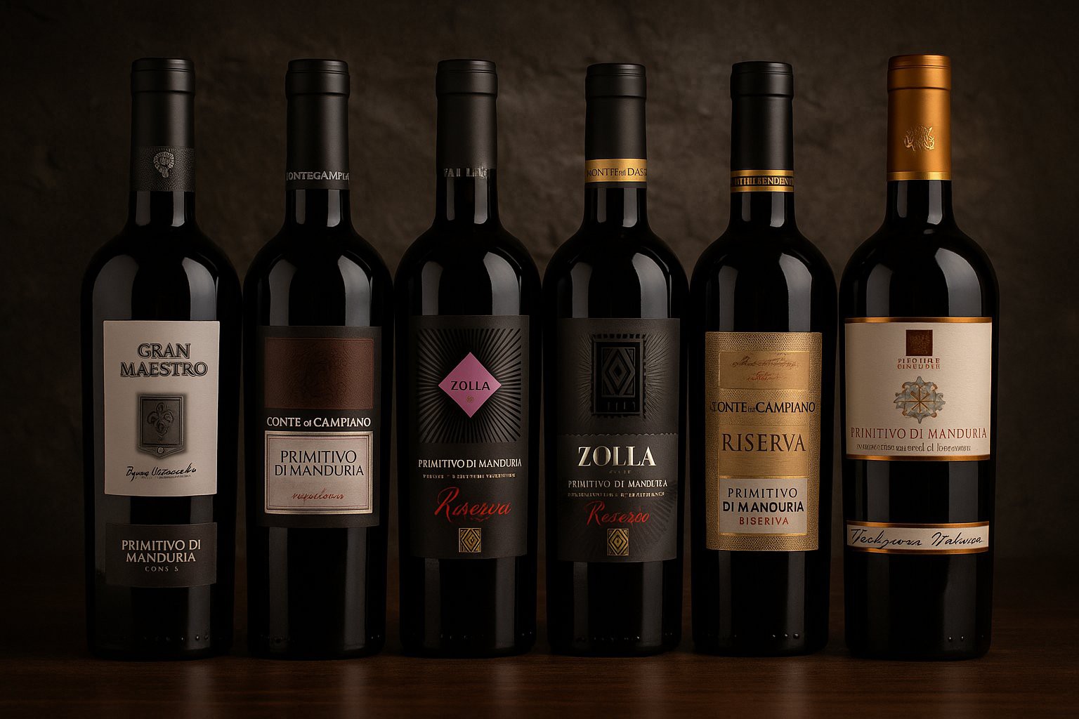 Primitivo di Manduria sada 6 vín