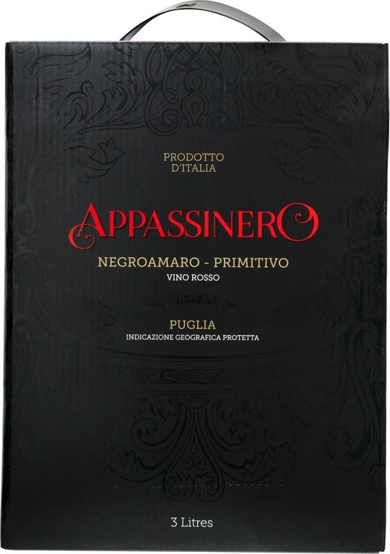 Primitivo / Negroamaro Appassinero bag in box