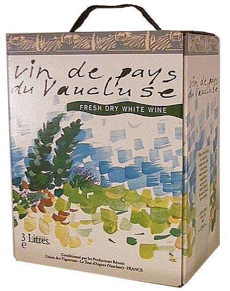 Bag in box 3L fruity white - bílé víno z Marrenon