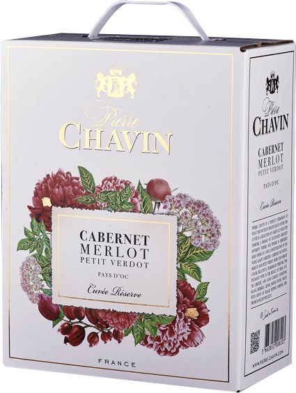 Cabernet Merlot Petit Verdot Bag in Box 3L Pierre Chavin