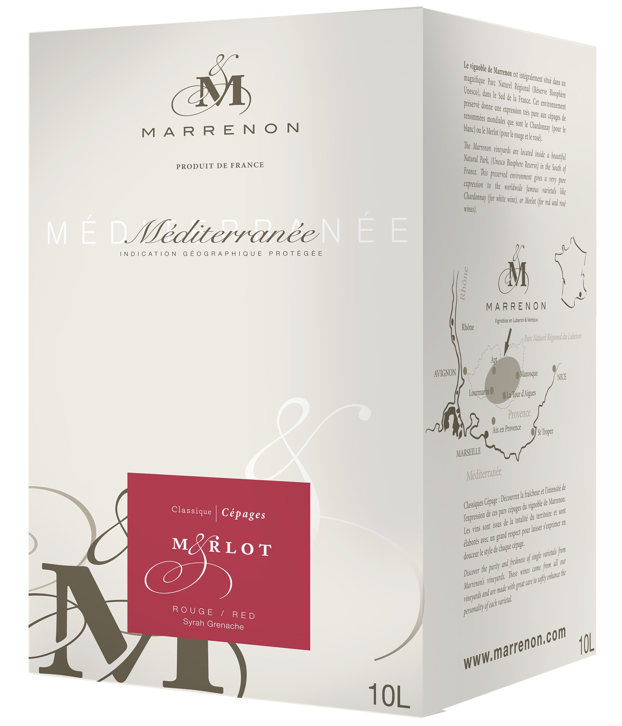 Bag-in-Box 10L Merlot IGP Marrenon