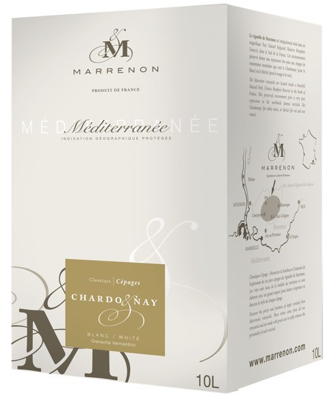 Bag-in-Box 10L Chardonnay IGP Marrenon