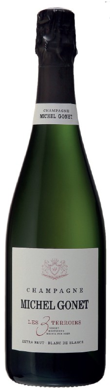 Champagne Gonet Blanc de Blanc - Les 3 Terroirs