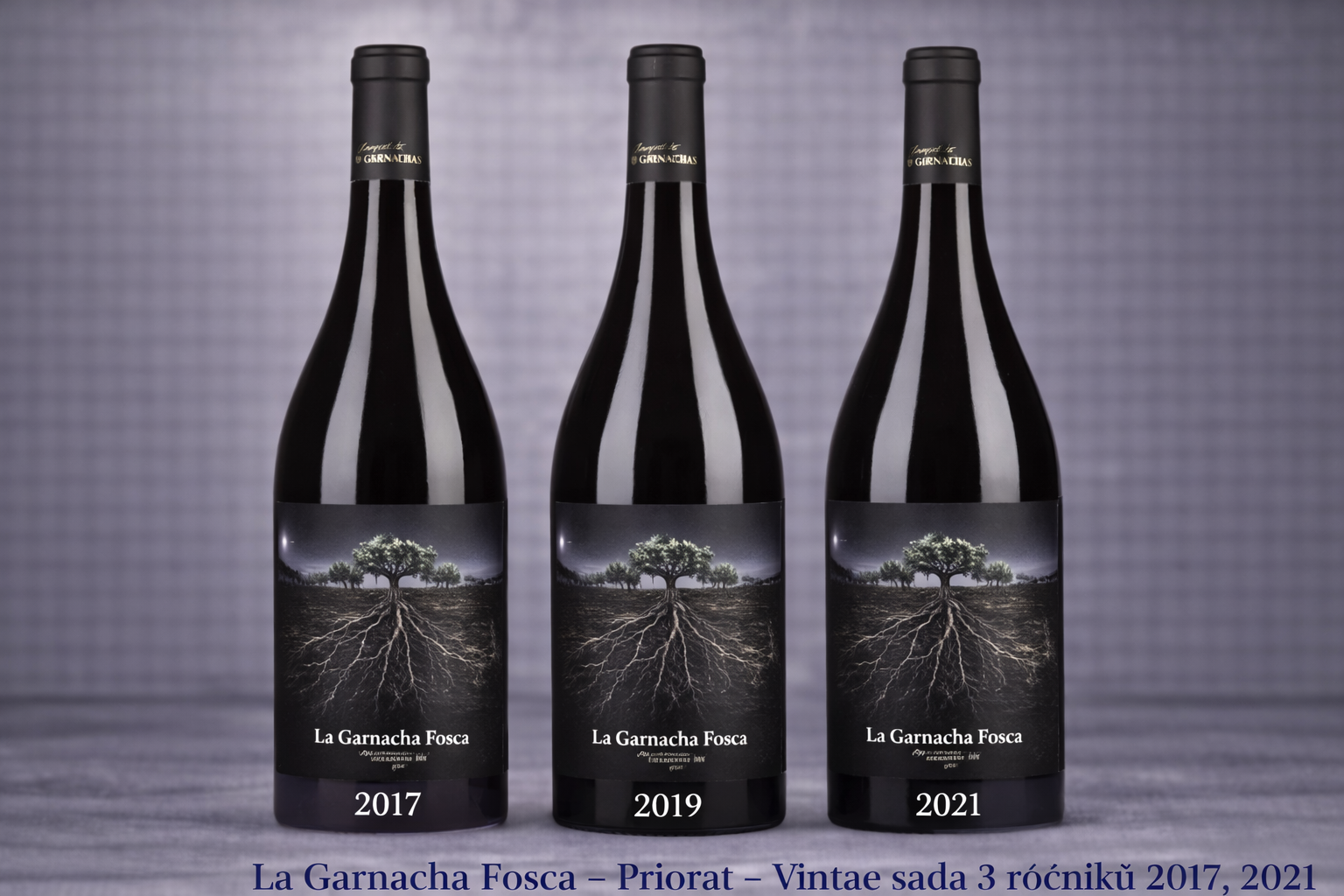 Garnacha - FOSCA PRIORAT sada 3 ročníků
