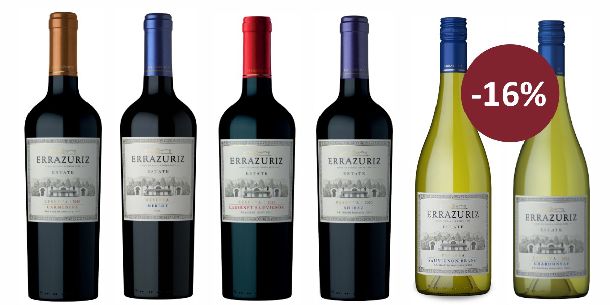 Degustační sada 6 vín - Errazuriz