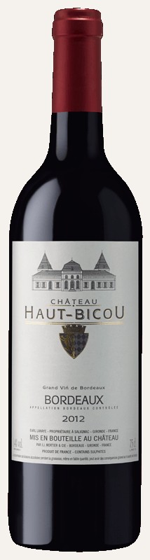 Château Haut Bicou 2016 - Bordeaux rouge