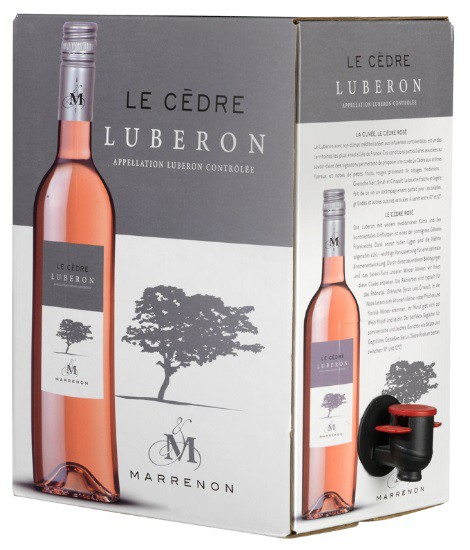 Bag-in-box 5L rosé Luberon Le Cedre