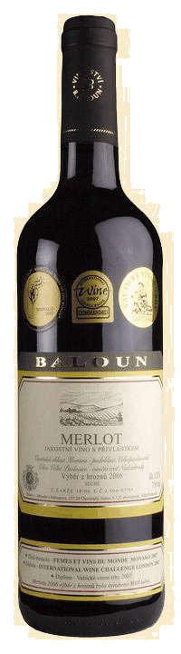Baloun - Merlot výběr z hroznů