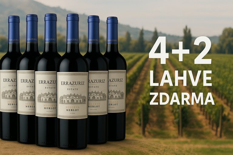 Merlot Estate reserva 4+2 zdarma