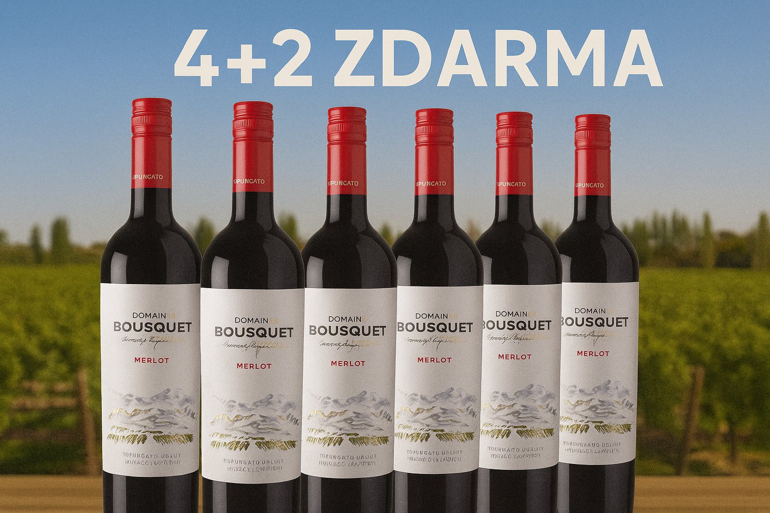 Domaine Bousquet - Merlot Premium 4 plus 2