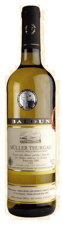 Baloun - Müller Thurgau pozdní sběr