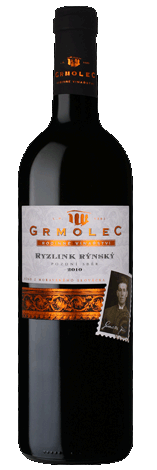Ryzlink rýnský vinařství Grmolec