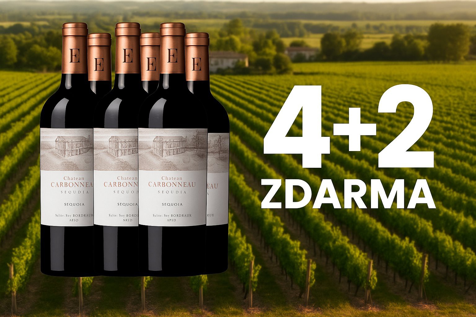Chateau Carbonneau Sequoia rouge - Saint Foy Bordeau