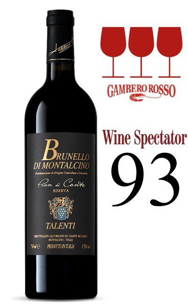 Brunello di Montalcino riserva PIAN DI CONTE Talenti