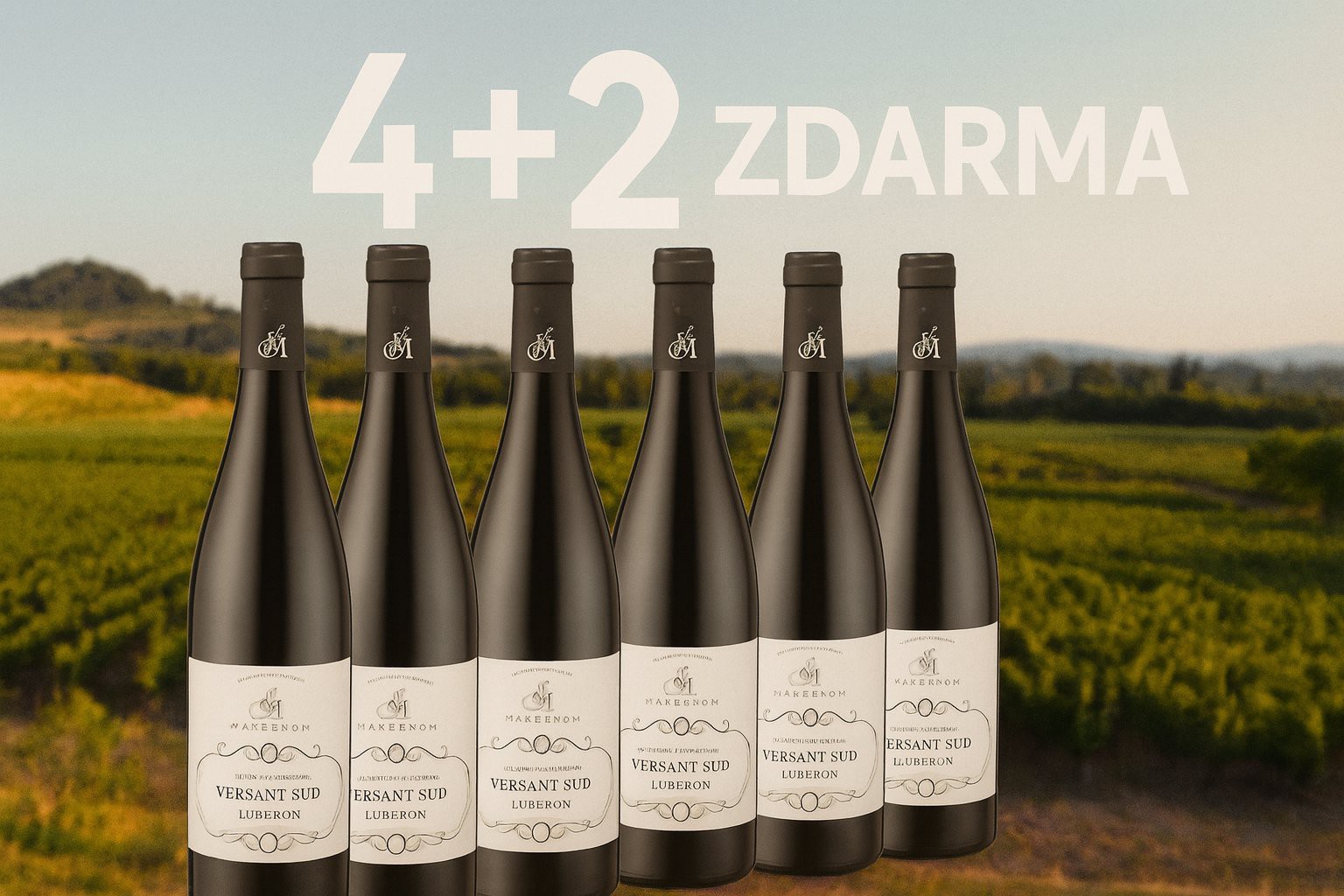 Versant sud Luberon 4+2 zdarma
