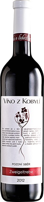 Zweigeltrebe 2012 pozdní sběr Patria Kobylí