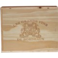 Dřevěná krabička Bordeaux na 3 láhve