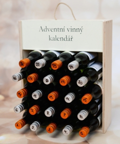 Adventní vinný kalendář mini verze Adventní vinný kalendář mini verze