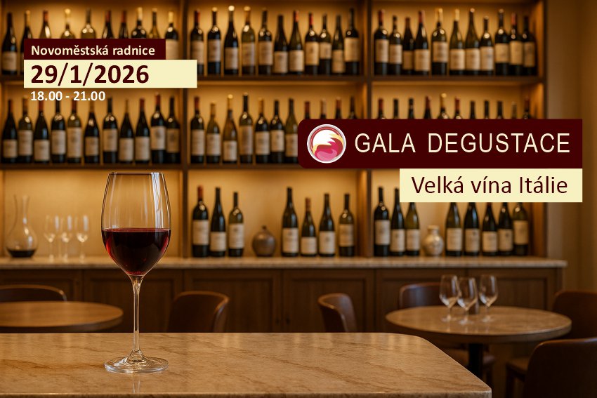 Gala degustace Velk&aacute; v&iacute;na It&aacute;lie