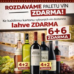 XXL 2026 - Rozd&aacute;v&aacute;me palety v&iacute;na