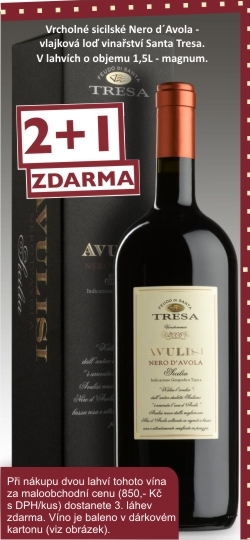 Nero d´Avola Magnum 2+1 zdarma