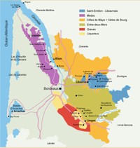 Bordeaux mapa Bordeaux Mapa