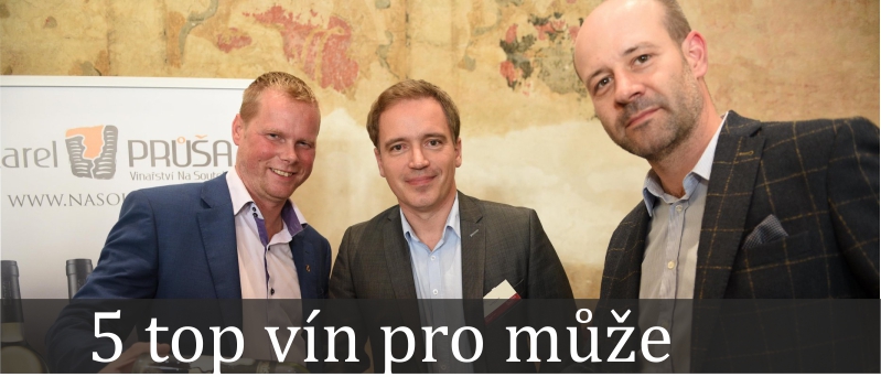 Top 5 vín pro muže Top 5 vín pro muže