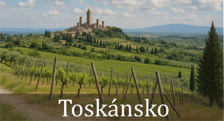 Toskánská vína