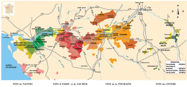 Mapa Loiry